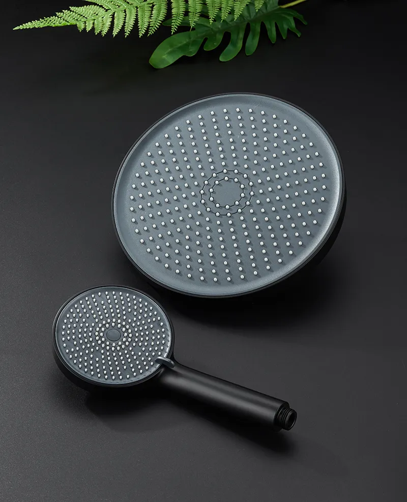 Self Cleaning Shower Head With Universal Interface